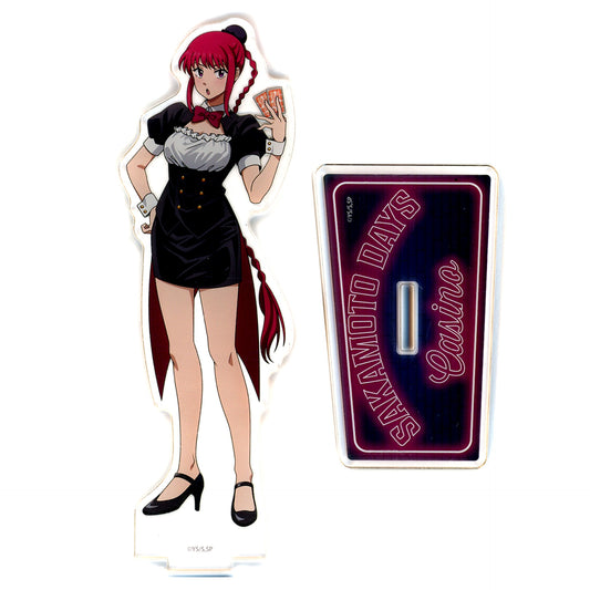Lu Xiaotang Sakamoto Days Acrylic Stand Illustration Casino Dealer [USED]