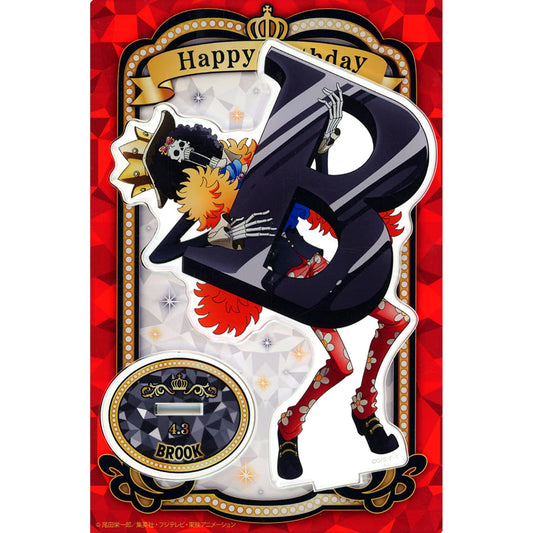 Brook One Piece Apr 3 Happy Birthday Initial Acrylic Stand [USED]