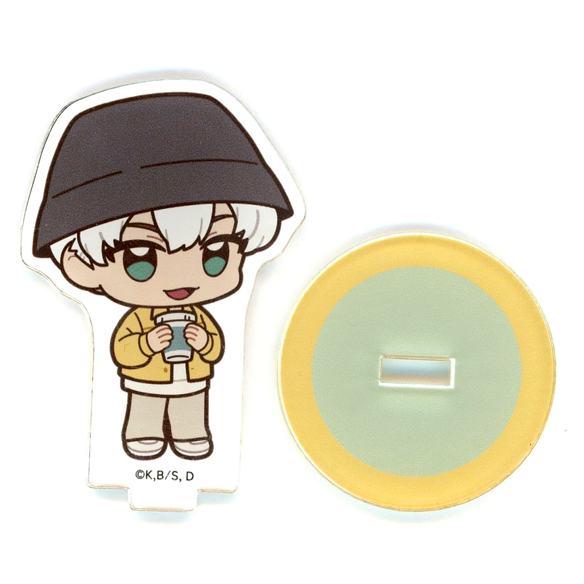 Ukyo Saionji TV Anime Dr. STONE x mixx garden Trading Chibi Acrylic Stand [USED]