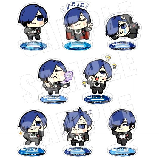 Persona 3 Reload 8pc Set Protagonist x Bkub Okawa Small Acrylic Stand [USED]