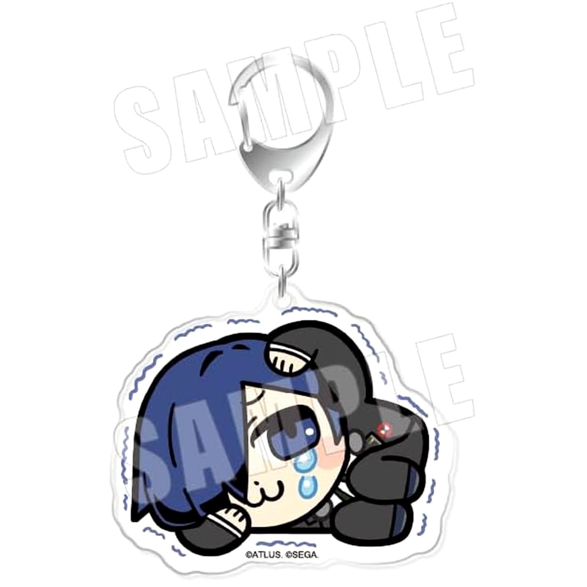 Persona 3 Reload Courage 03 Rank 1 Large Acrylic Keychain Main Character x Bukubu Okawa Keychains [USED]