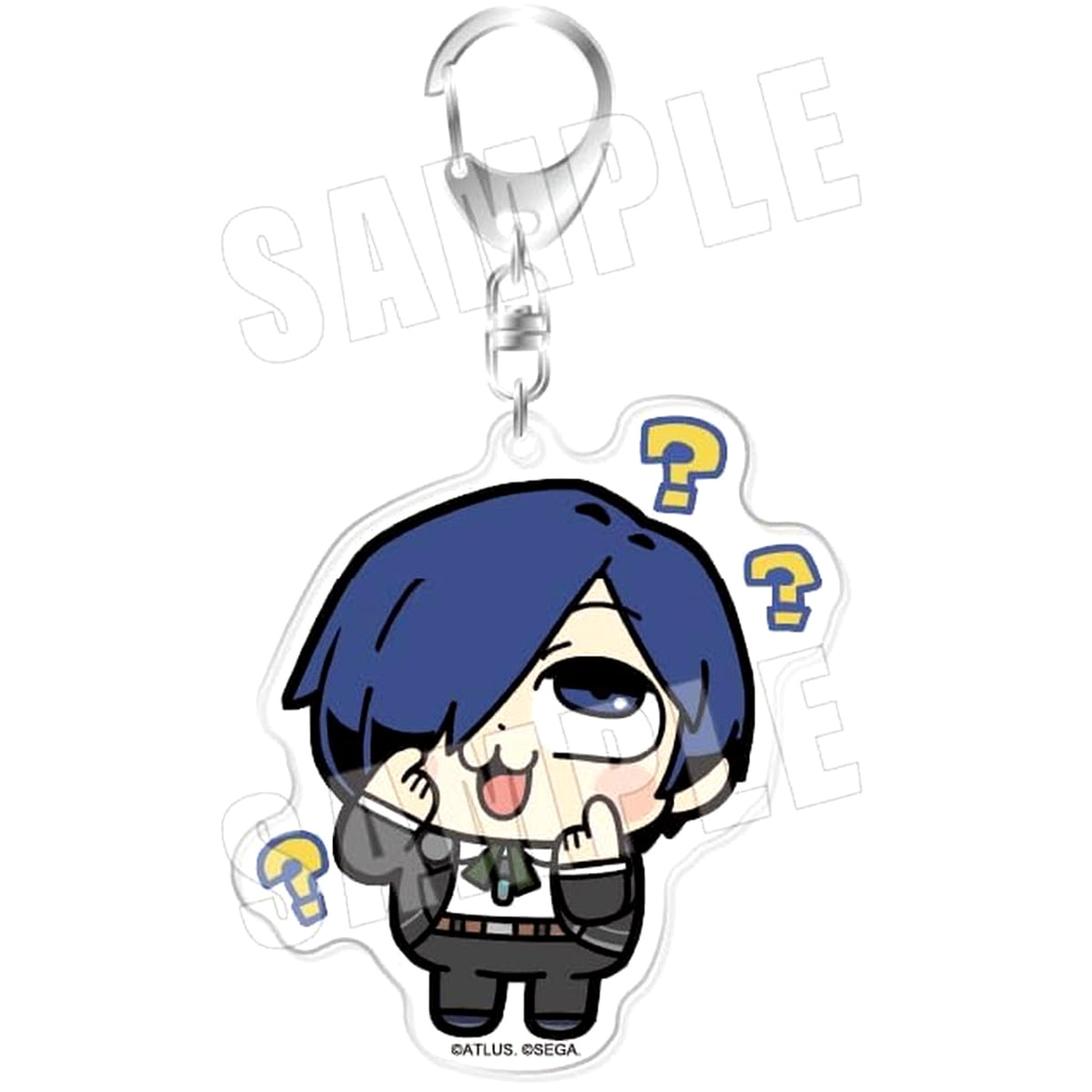 Persona 3 Reload Knowledge 05 Rank 1 Large Acrylic Keychain Main Character x Bukubu Okawa Keychains [USED]