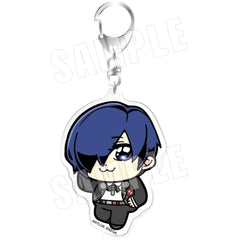 Persona 3 Reload Charm 08 Rank 6 Large Acrylic Keychain Main Character x Bukubu Okawa Keychains [USED]