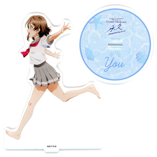 You Watanabe Love Live! Sunshine!! 9th Anniversary Grand Showcase Eikyu memories x Ten Kuji B-5 Prize Acrylic Stand [USED]