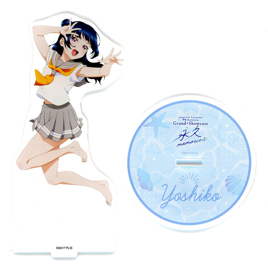 Yoshiko Tsushima B-6 Prize Acrylic Stand Love Live! Sunshine!! 9th Anniversary Grand Showcase Eikyu memories x Ten Kuji [USED]