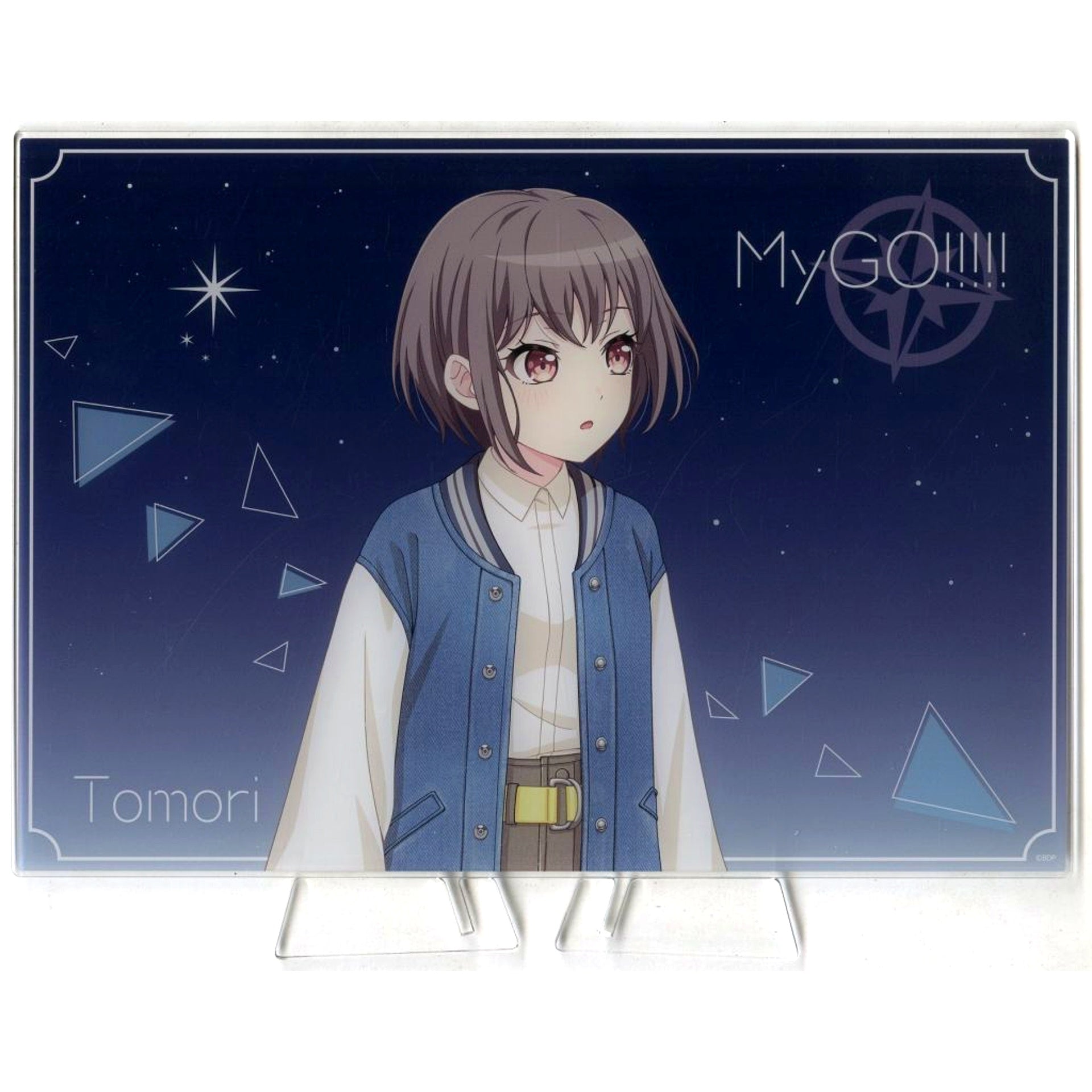 Tomori Takamatsu BanG Dream! x GiGO Campaign 2025 MyGO!!!!! x Ave Mujica Night Owl Ver. side MyGO!!!!! Illustration Acrylic Board [USED]