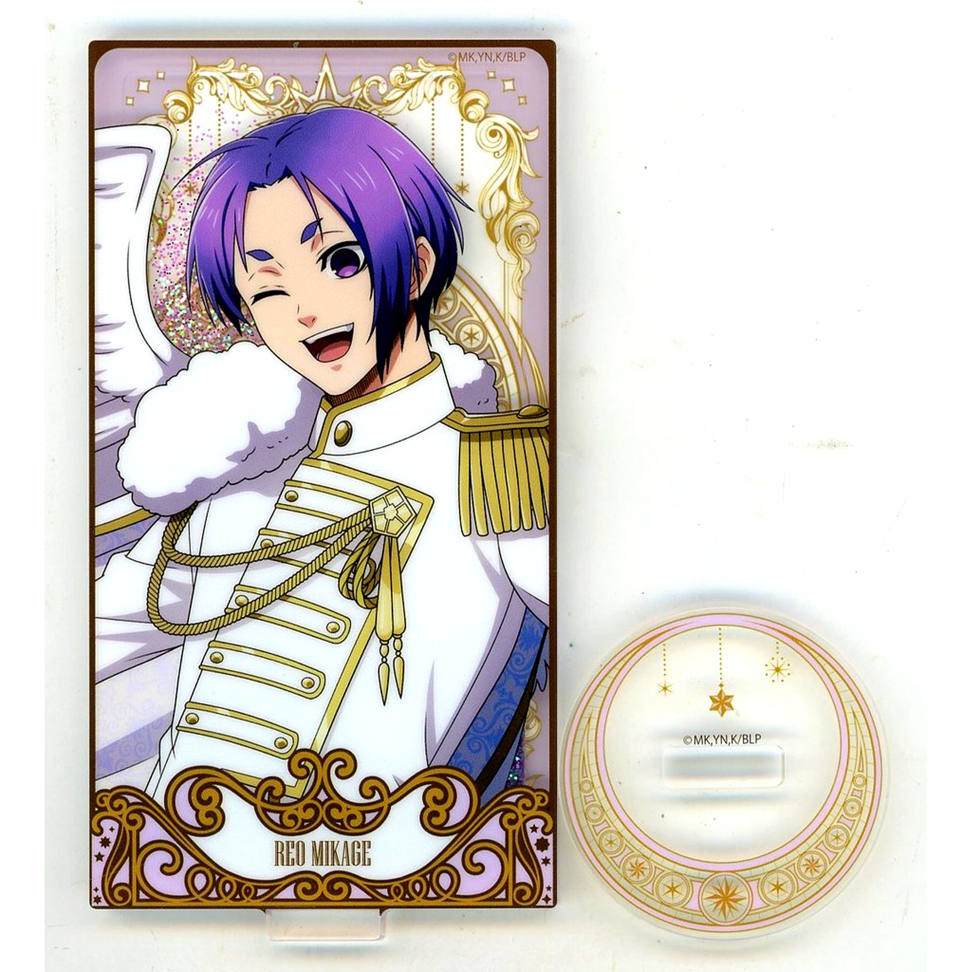 Reo Mikage Angel Ver. Blue Lock x Ouchi de Collaboration Oil Glitter Acrylic Stand Angel & Devil [USED]