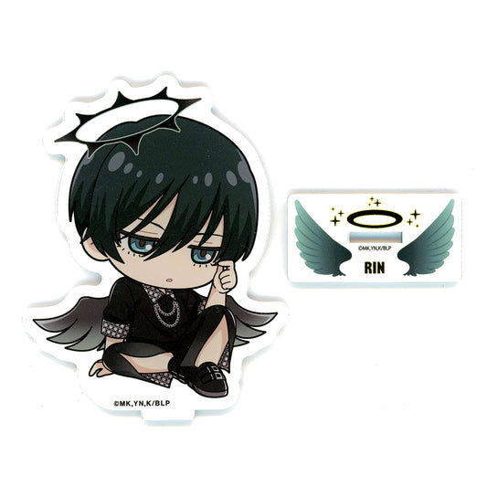 Rin Itoshi Blue Lock x Ouchi de Collaboration ANGEL & DEVIL Mini Character Trading Acrylic Stand Angel Ver. [USED]