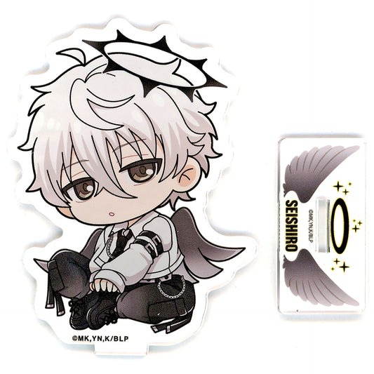 Seishiro Nagi Angel Ver. Blue Lock x Ouchi de Collaboration Mini Char Trading Acrylic Stand Angel & Devil [USED]
