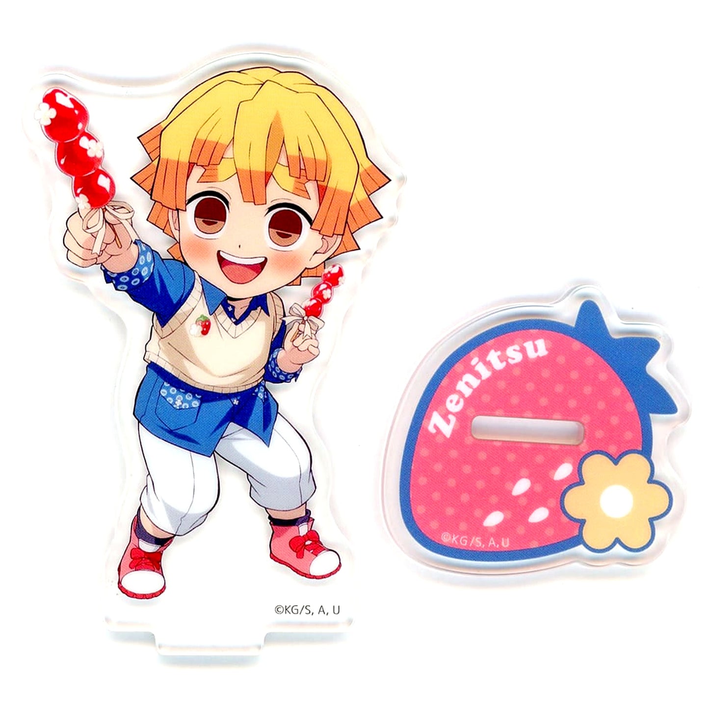 Zenitsu Agatsuma Demon Slayer: Kimetsu no Yaiba Strawberry Festival 2025 Random Acrylic Stand Type B [USED]