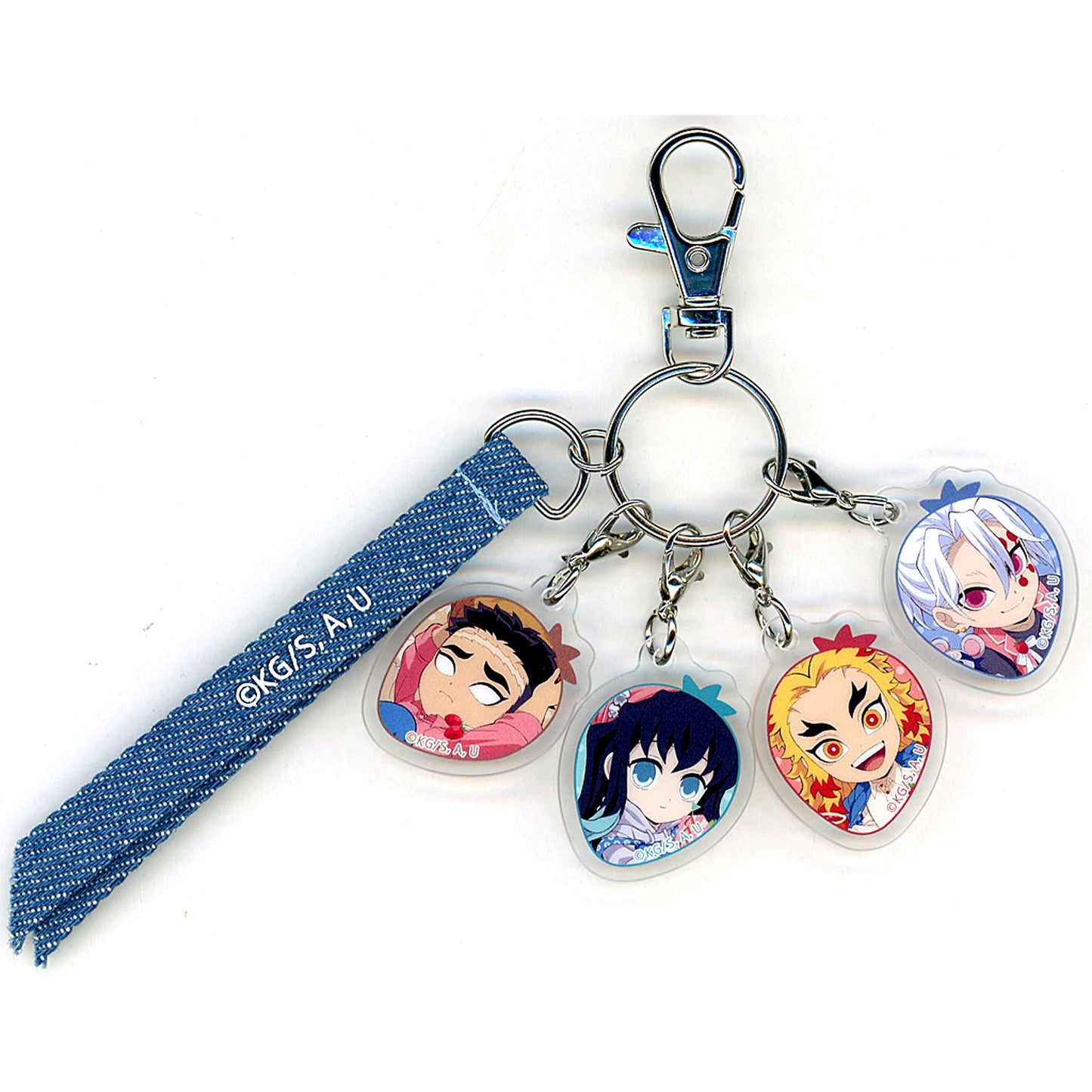 Group Demon Slayer Strawberry Festival 2025 Acrylic Ribbon Charm C [USED]