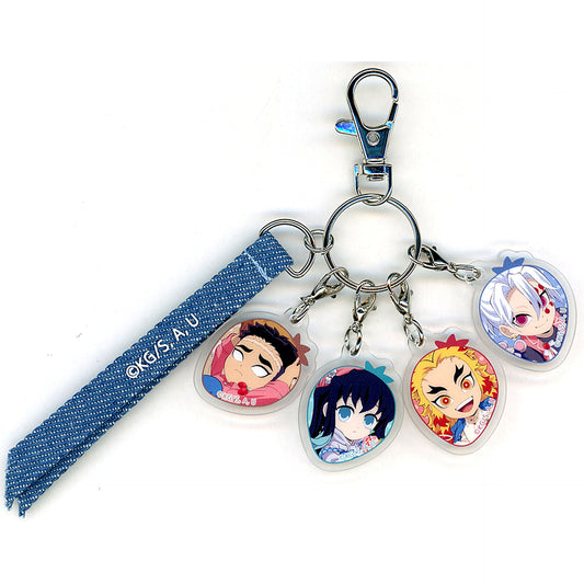 Group Demon Slayer Strawberry Festival 2025 Acrylic Ribbon Charm C [USED]