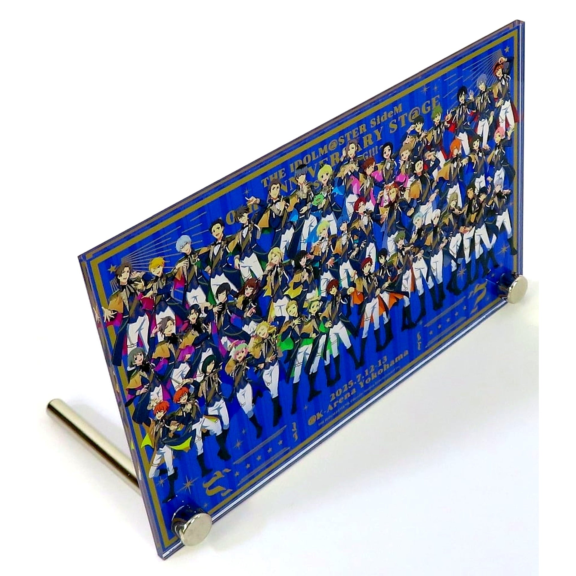 Group THE IDOLM@STER SideM Official Acrylic Panel 10th ANNIVERSARY ST@GE P@SSION-ING!!! [USED]