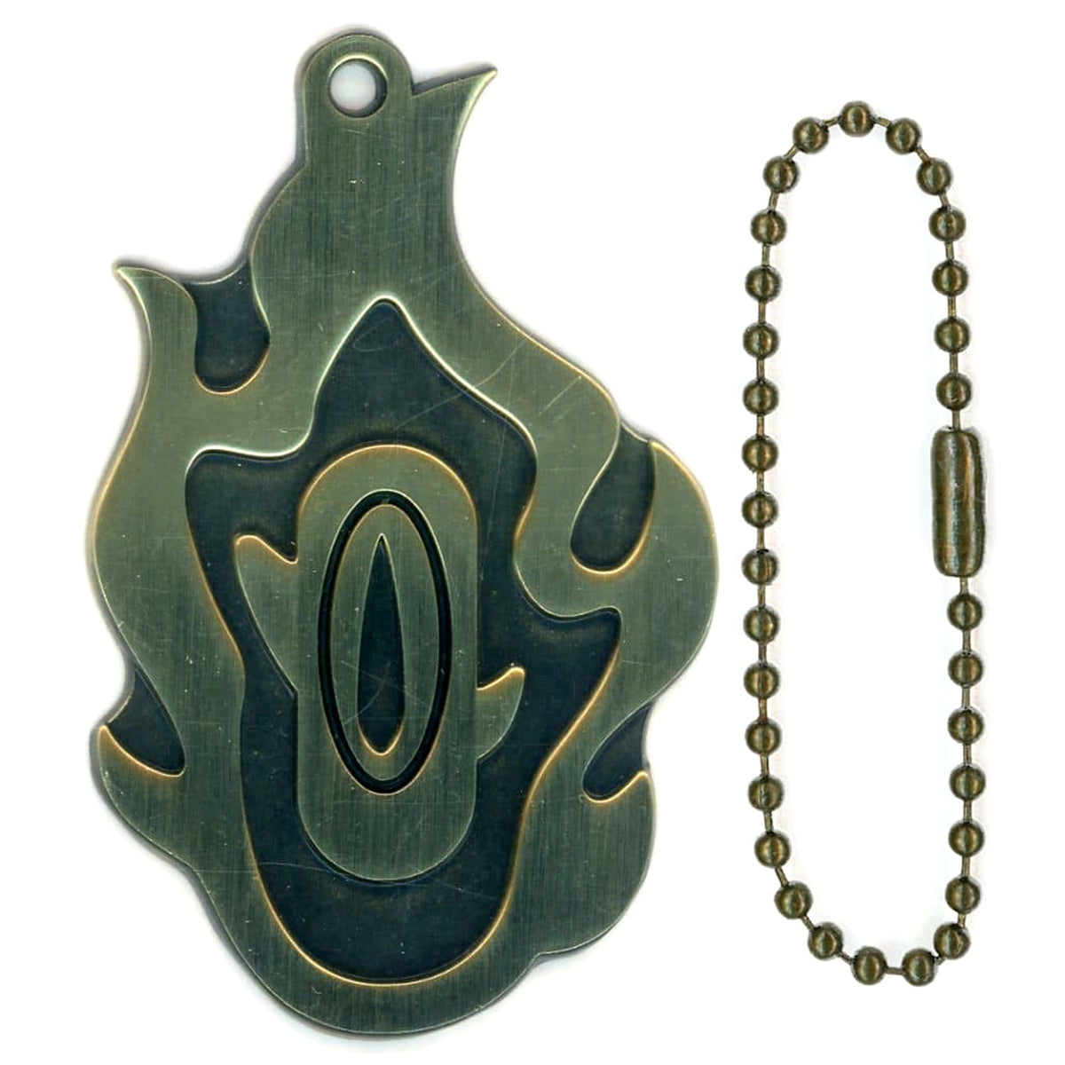 Demon Slayer: Kimetsu no Yaiba Kyojuro Rengoku Motif Fire Ichiban Kuji Keep Your Heart Burning Metal Charm Prize F Charm [USED]