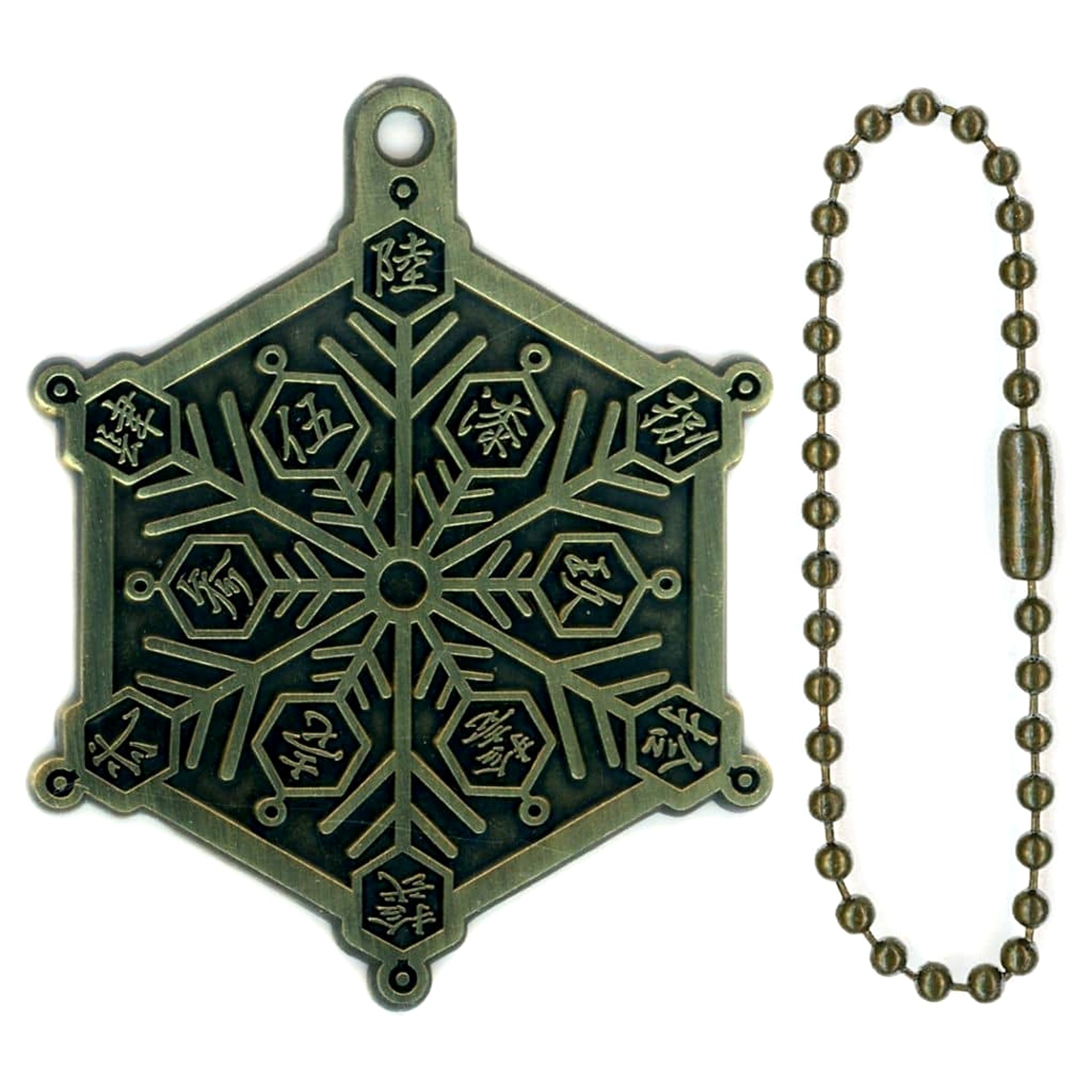 Demon Slayer: Kimetsu no Yaiba Akaza Motif Compass Ichiban Kuji Keep Your Heart Burning Metal Charm Prize F [USED]