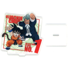 Dragon Ball Goku & Jackie Chun Acrylic Stand Ichiban Kuji VS Omnibus Cross Prize H Acrylic Stands [USED]
