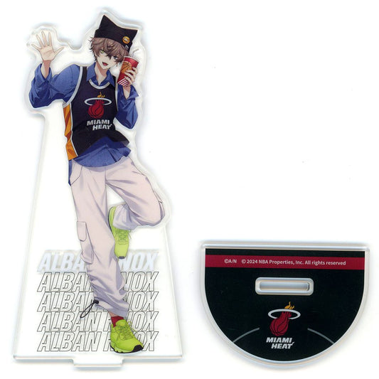 Alban Knox Miami Heat Acrylic Stand Rakuten Collection NBA x Virtual Youtuber NIJISANJI EN Nijisanji Vol. 2 Eastern B-1 Prize [USED]