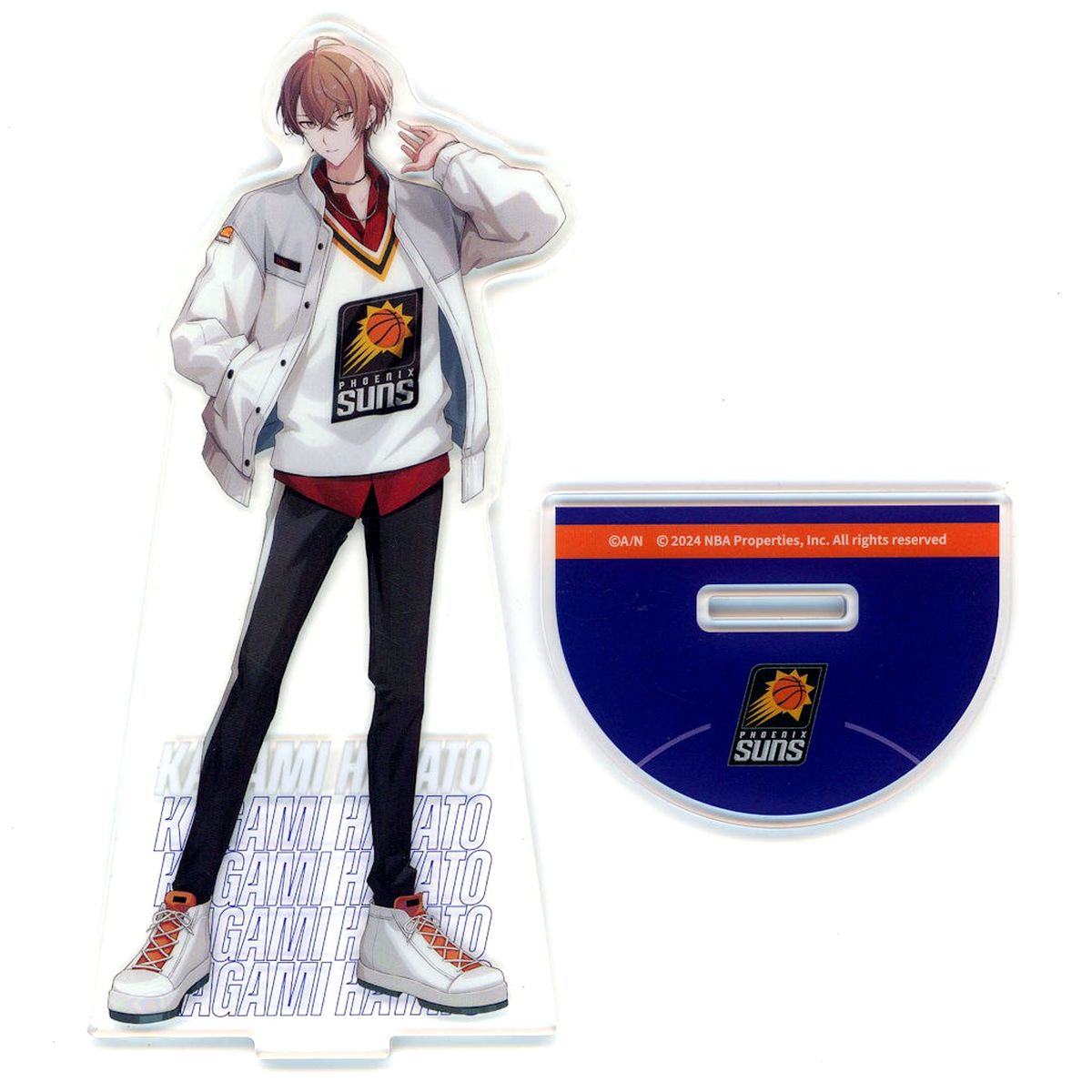 Kagami Hayato Phoenix Suns B-2 Prize Acrylic Stand Rakuten Collection NBA x Virtual Youtuber NIJISANJI EN Western Vol. 2 [USED]