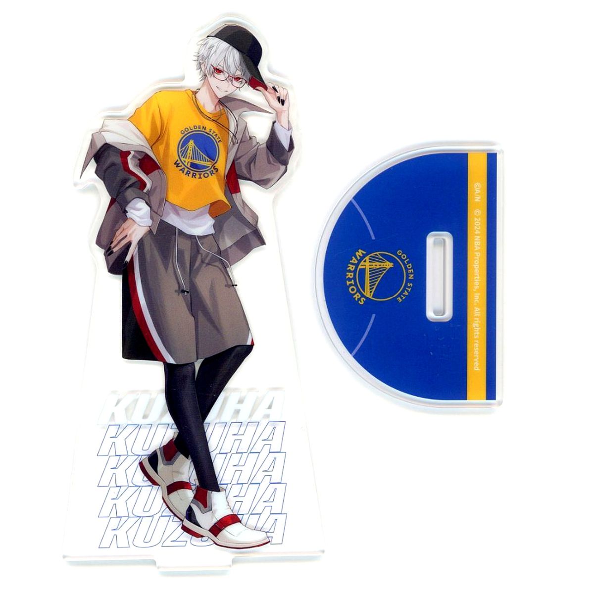 Kuzuha Golden State Warriors Acrylic Stand Rakuten Collection NBA x Virtual Youtuber NIJISANJI EN Nijisanji Vol. 2 Western B-3 Prize [USED]