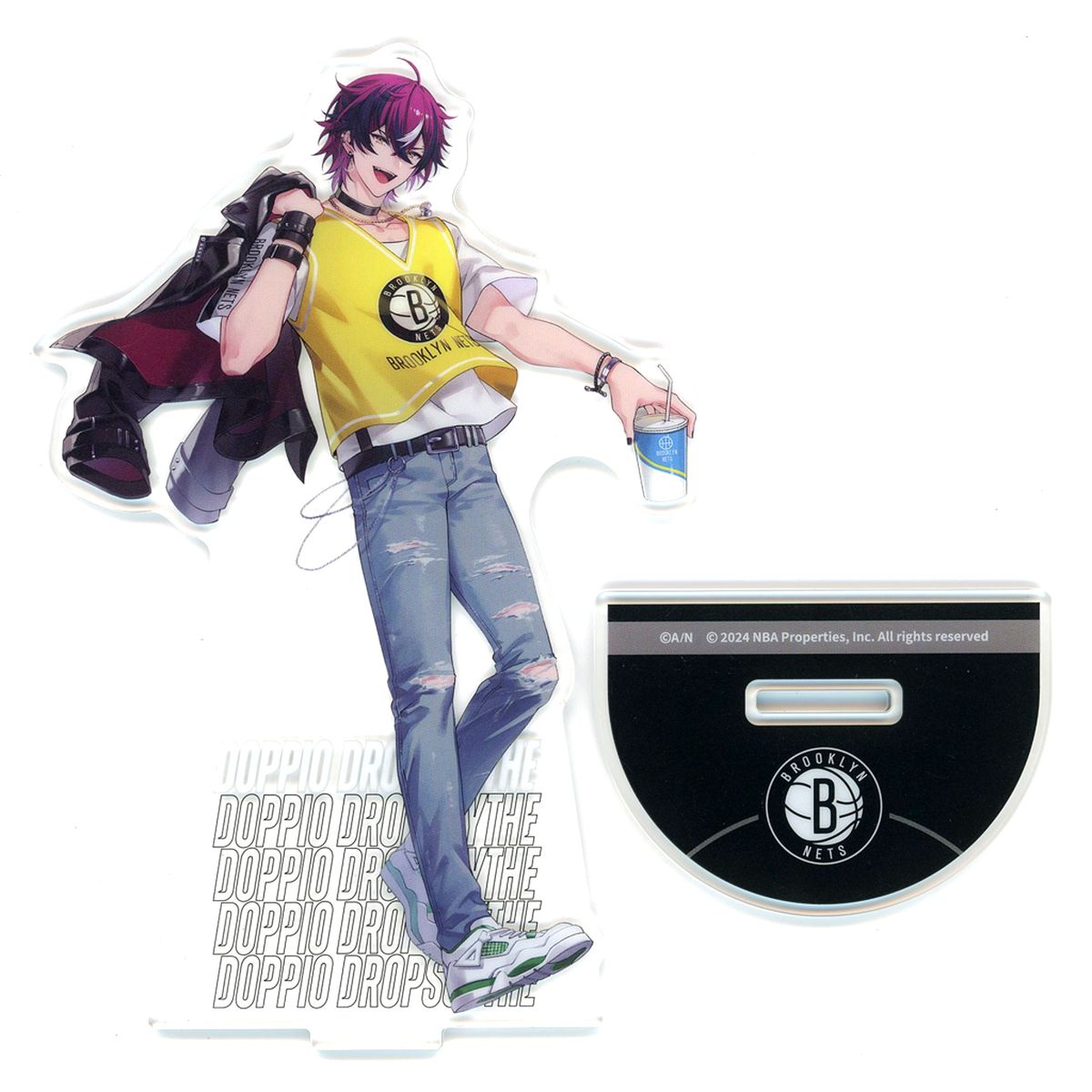 Doppio Dropscythe Brooklyn Nets Acrylic Stand Rakuten Collection NBA x Virtual Youtuber NIJISANJI EN Vol. 3 Eastern B-2 Prize [USED]