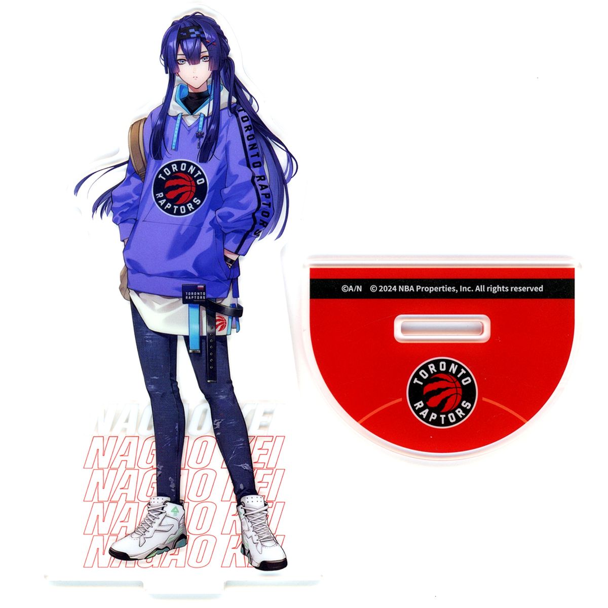 Nagao Kei Toronto Raptors Acrylic Stand Rakuten Collection NBA x Virtual Youtuber NIJISANJI EN Nijisanji Vol. 3 Eastern B-3 Prize [USED]