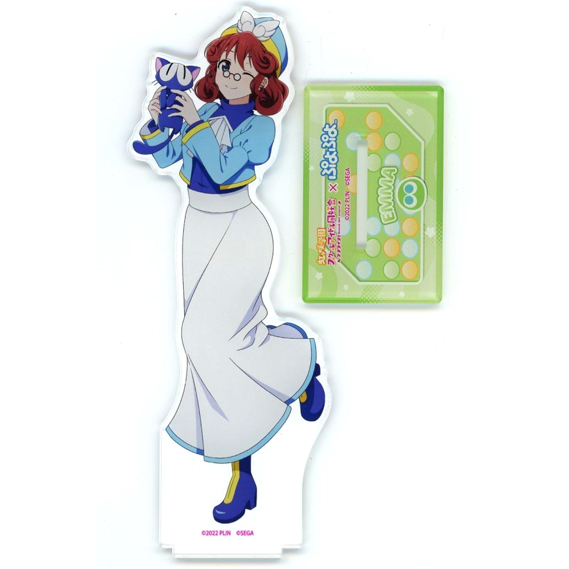 Emma Verde Huge Acrylic Stand Love Live! Nijigasaki High School Idol Club x Puyo Puyo POP UP SHOP [USED]