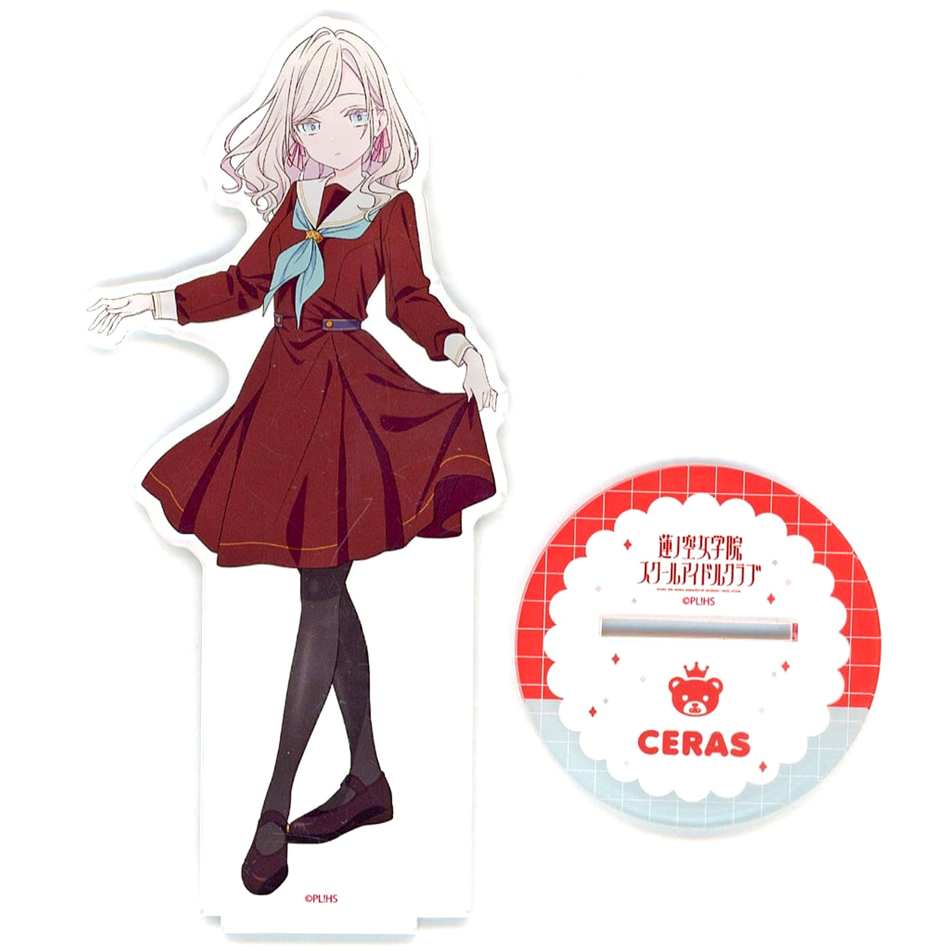 Cerise Yanagida Lilienfeld Huge Acrylic Stand 105th Term Winter Uniform Ver. Love Live! Hasunosora Girls' High School Idol Club [USED]