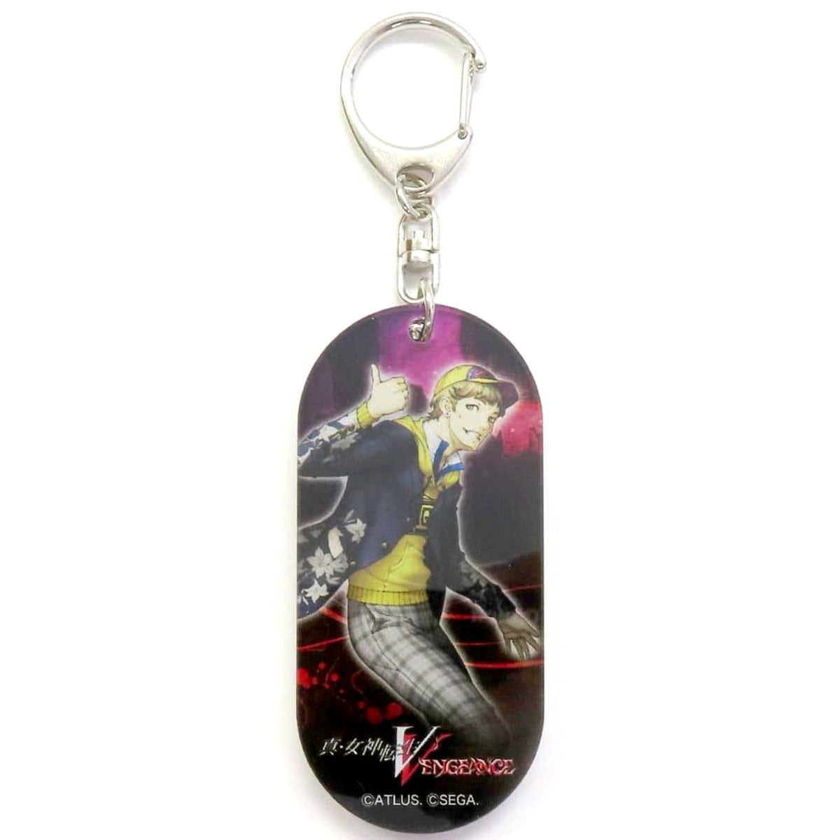 Shin Megami Tensei V Vengeance Ichiro Dazai Dialogue Acrylic Keychain Pop-Up Store Heretical World Exclusive Keychains [USED]