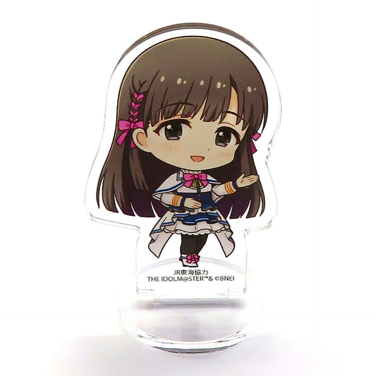 Sae Kobayakawa TRAVEL MEDLEY with THE IDOLM@STER Series Produce Your Journey JR Tokai x THE IDOLM@STER CINDERELLA GIRLS Acrylic Petit Stand [USED]
