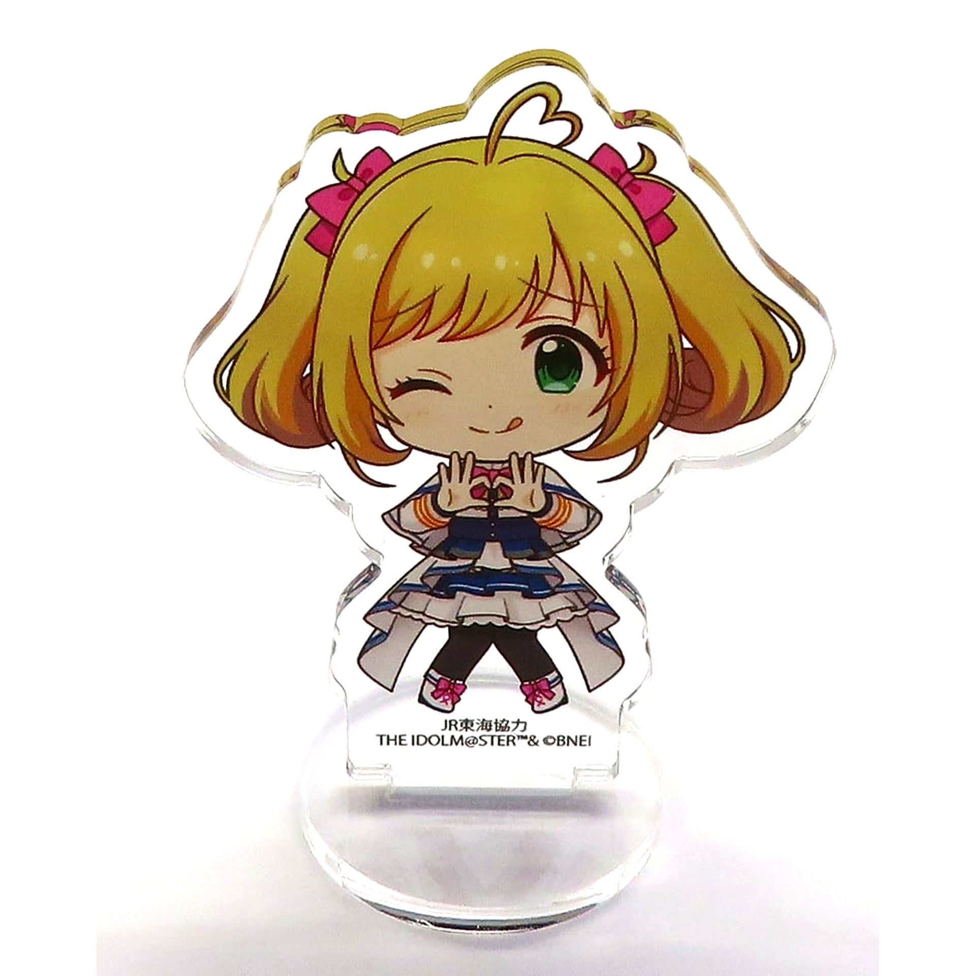 Shin Sato The Idolmaster Cinderella Girls Acrylic Petite Stand Travel Medley JR Tokai [USED]