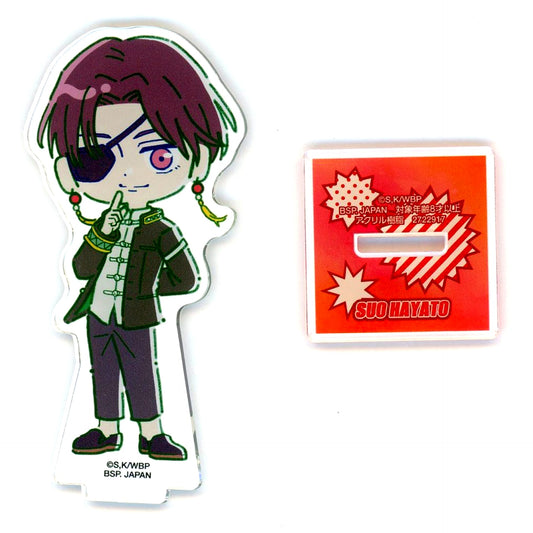 Hayato Suo Nostalpop Acrylic Plate with Stand WIND BREAKER [USED]