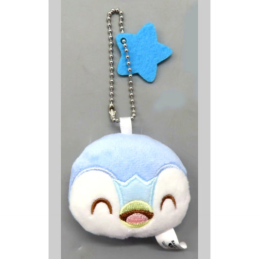 Piplup Pokemon Pokepeace Plush with Ball Chain Pichu Piplup Espurr Rowlet [USED]