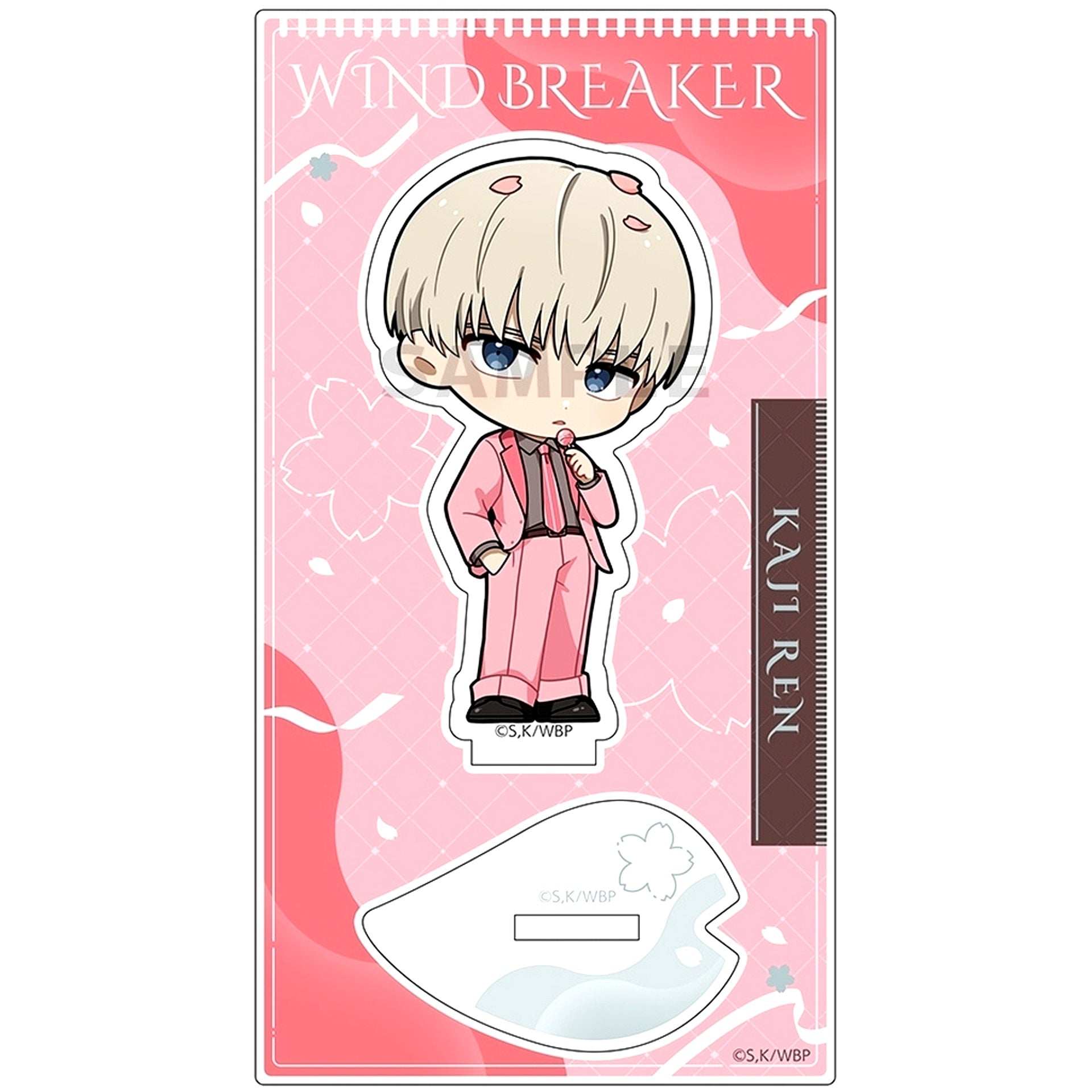 Ren Kaji Sakura Suit Ver. WIND BREAKER Acrylic Stand [USED]