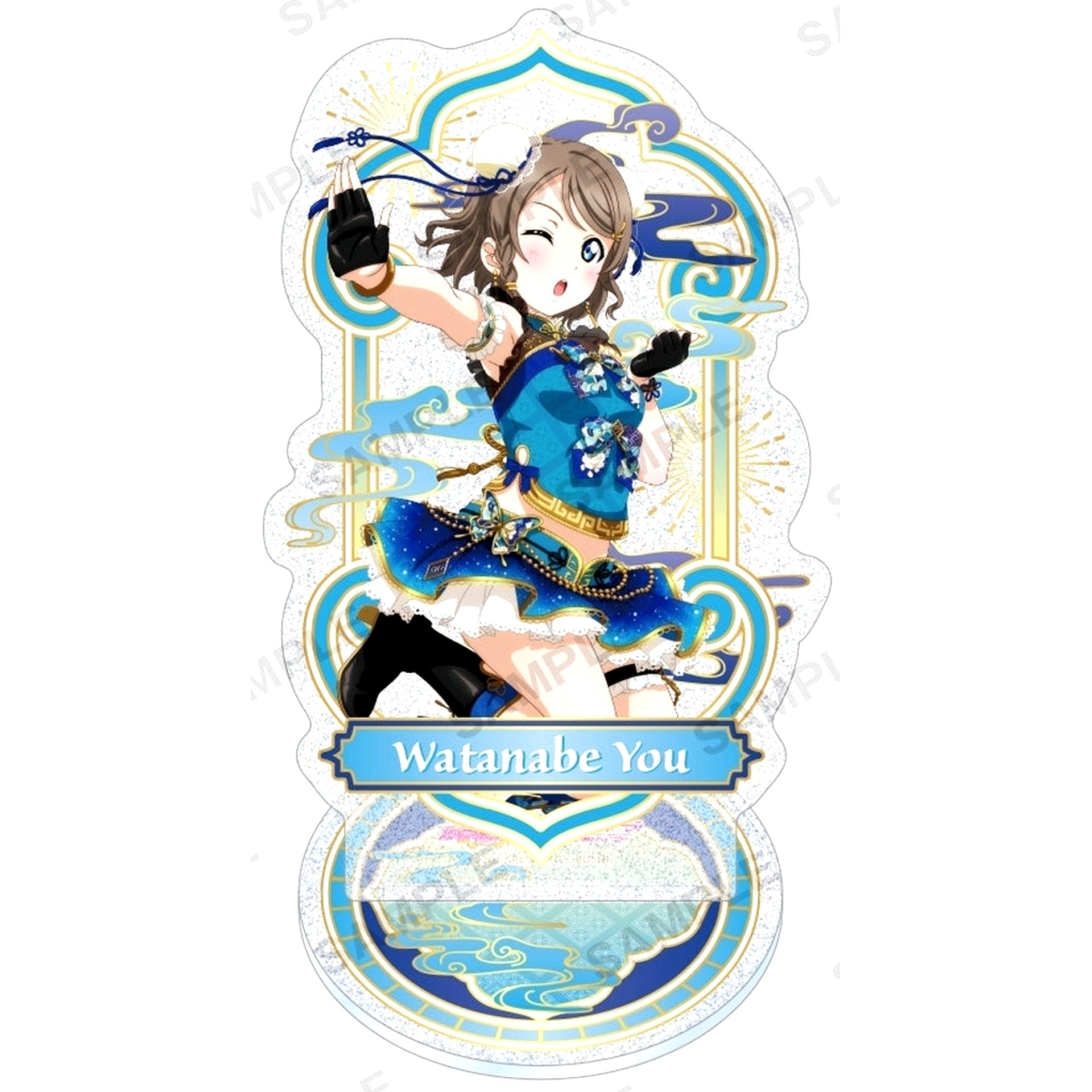 You Watanabe Aqours China Dress Ver. Kirarin Acrylic Stand Love Live! School Idol Festival [USED]