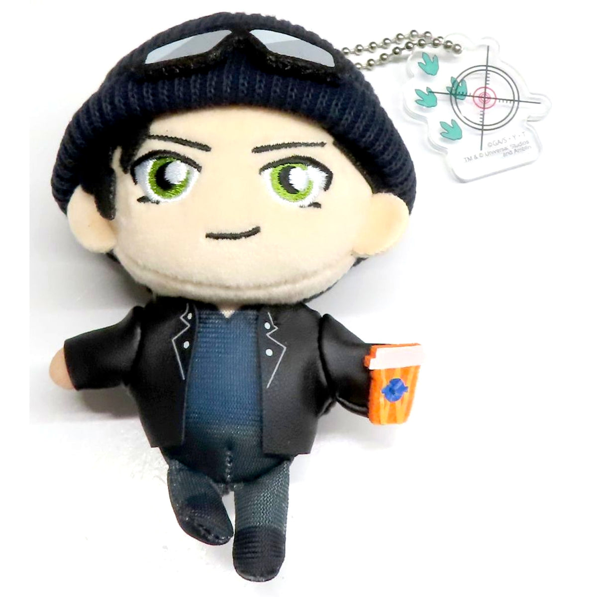 Shuichi Akai Detective Conan Mascot Keychain Universal Studios Japan Limited [USED]