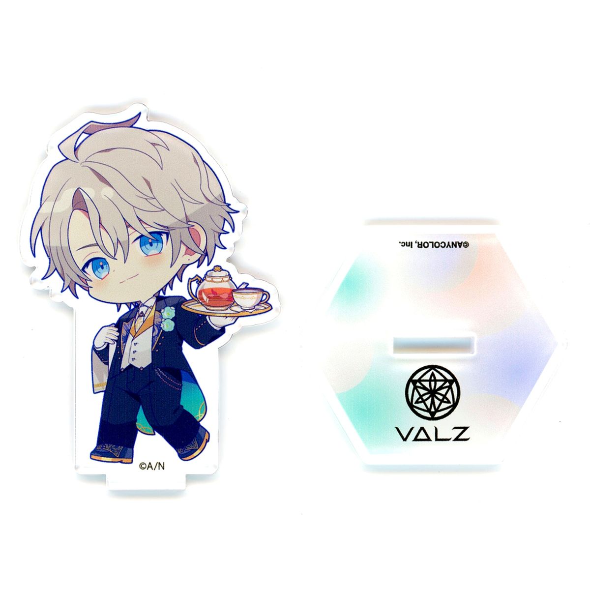 Haru Kaida Virtual YouTuber Nijisanji Random Mini Chara Acrylic Stand VALZ x and GALLERY Collaboration Cafe Butler Theme [USED]