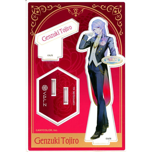 Genzuki Tojiro Virtual YouTuber Nijisanji Full Body Illustration Acrylic Stand VALZ x and GALLERY Collaboration Cafe Butler Theme [USED]