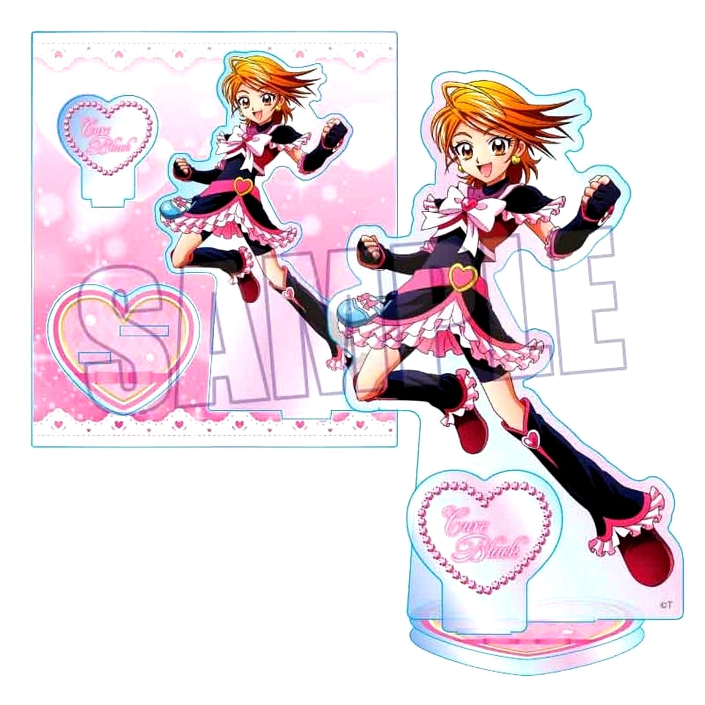 Cure Black Futari wa Pretty Cure Max Heart Aurora Acrylic Stand Action Ver. TSUTAYA Limited [USED]