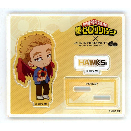 Hawks My Hero Academia Jack in the Donuts Trading Mini Acrylic Stand 1st Edition [USED]