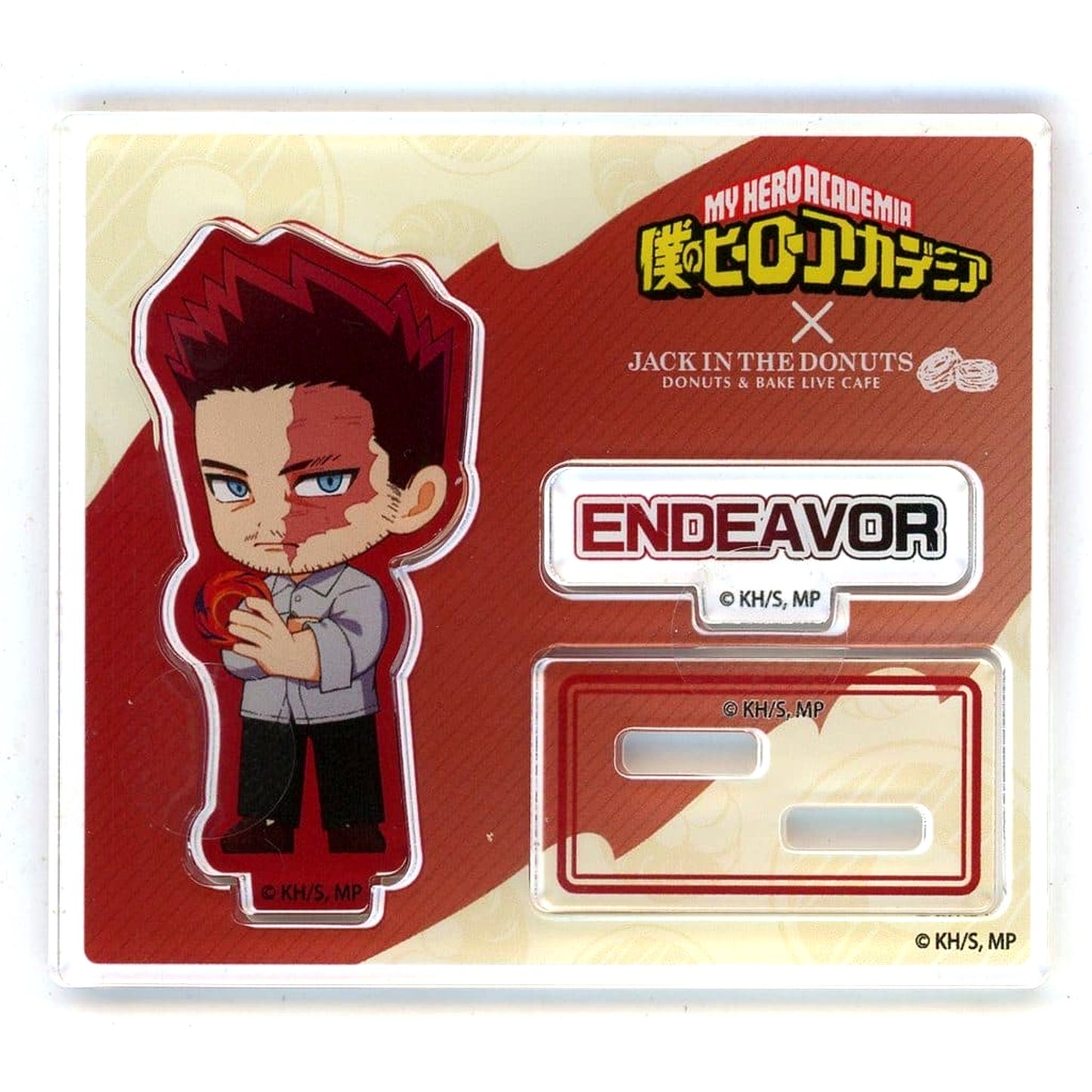 Endeavor My Hero Academia Jack in the Donuts Trading Mini Acrylic Stand 2nd Edition [USED]