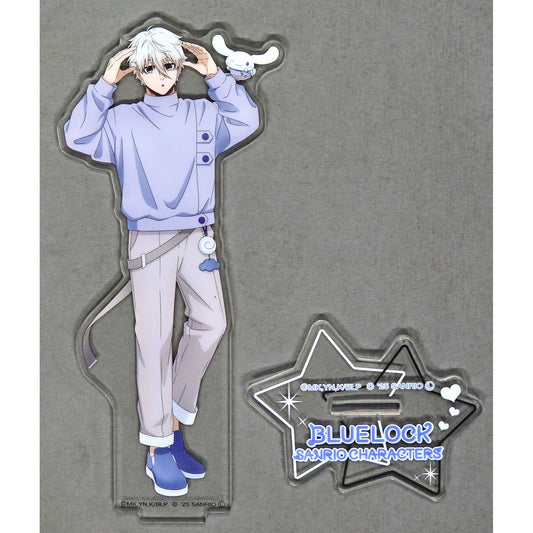 Seishiro Nagi x Cinnamoroll Acrylic Stand Blue Lock x Sanrio Characters PremiumShop 2nd [USED]