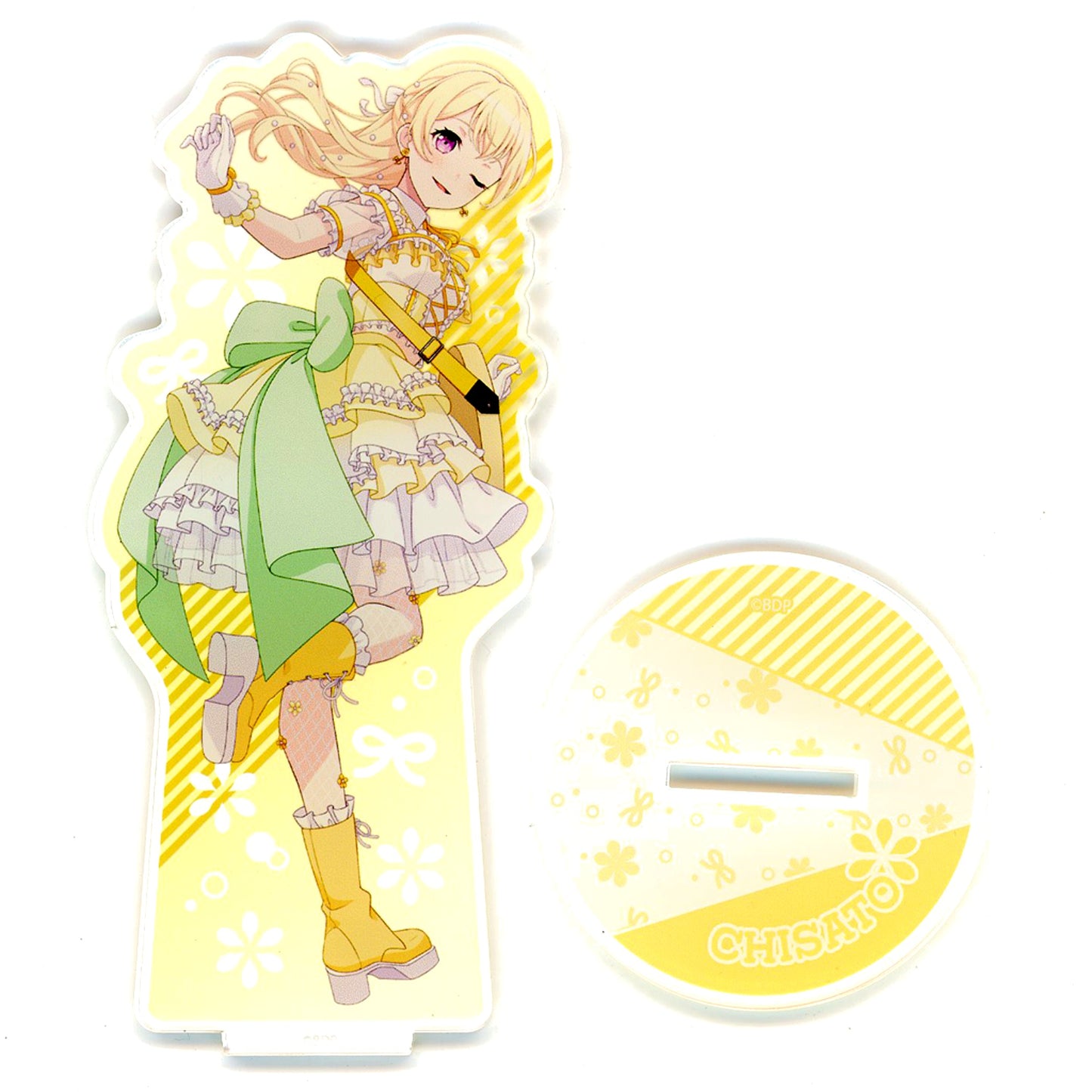 Chisato Shirasagi BanG Dream! Lawson Entertainment presents Card Game Festival 2025 Goods 10th Anniversary Ver. Acrylic Stand [USED]