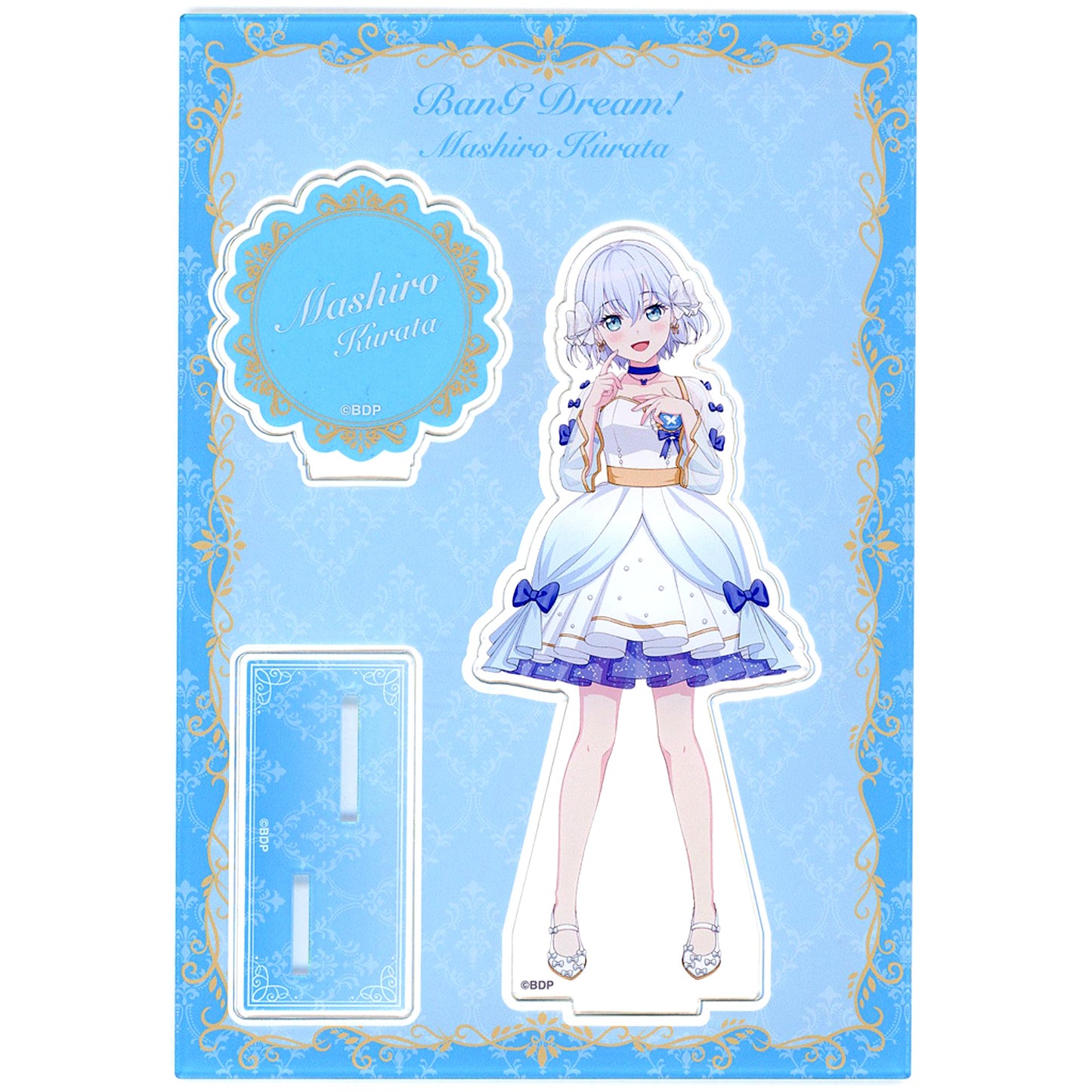 Mashiro Kurata BanG Dream! White Mini Dress Ver. Diorama Acrylic Stand Animate Dream Fair 2025 [USED]