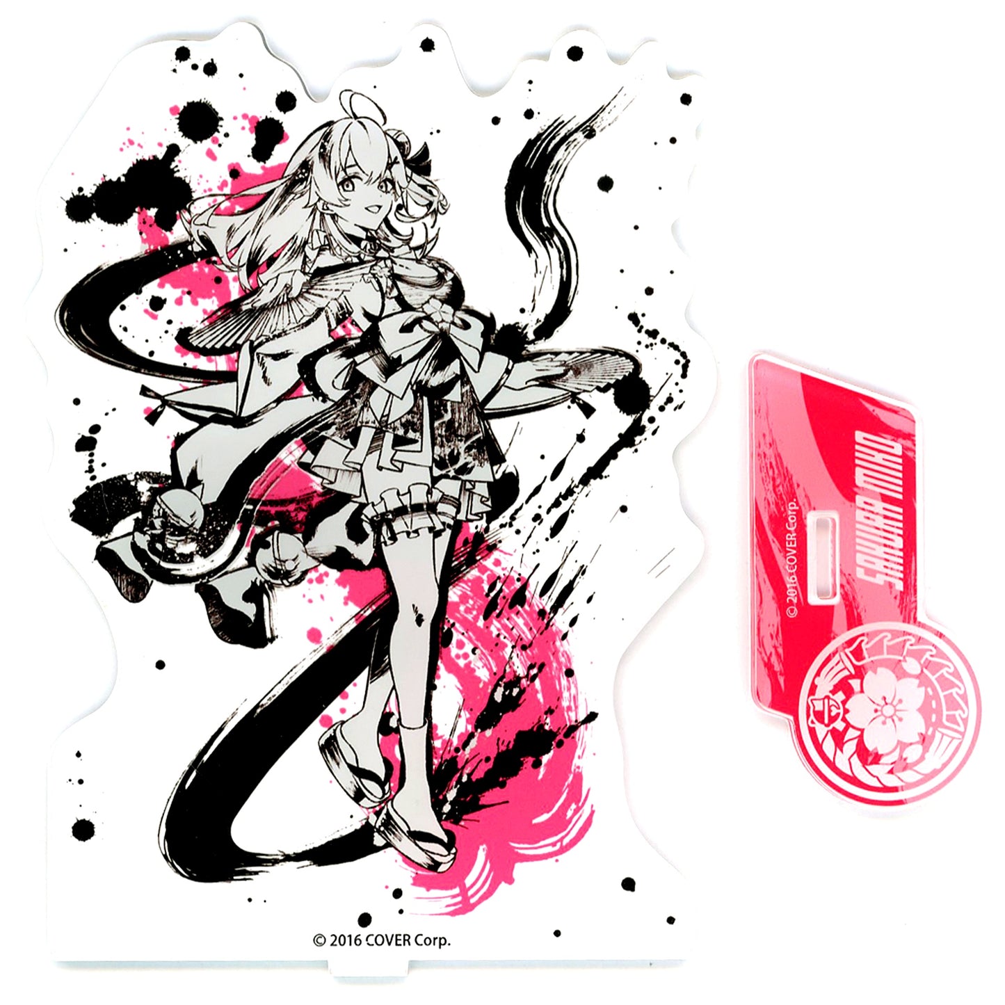 Sakura Miko Acrylic Stand Bokusai no Utage Ver. VTuber Hololive Production Bokusai no Utage Fair Osunaraba Kazatte Miseyou Hololive [USED]