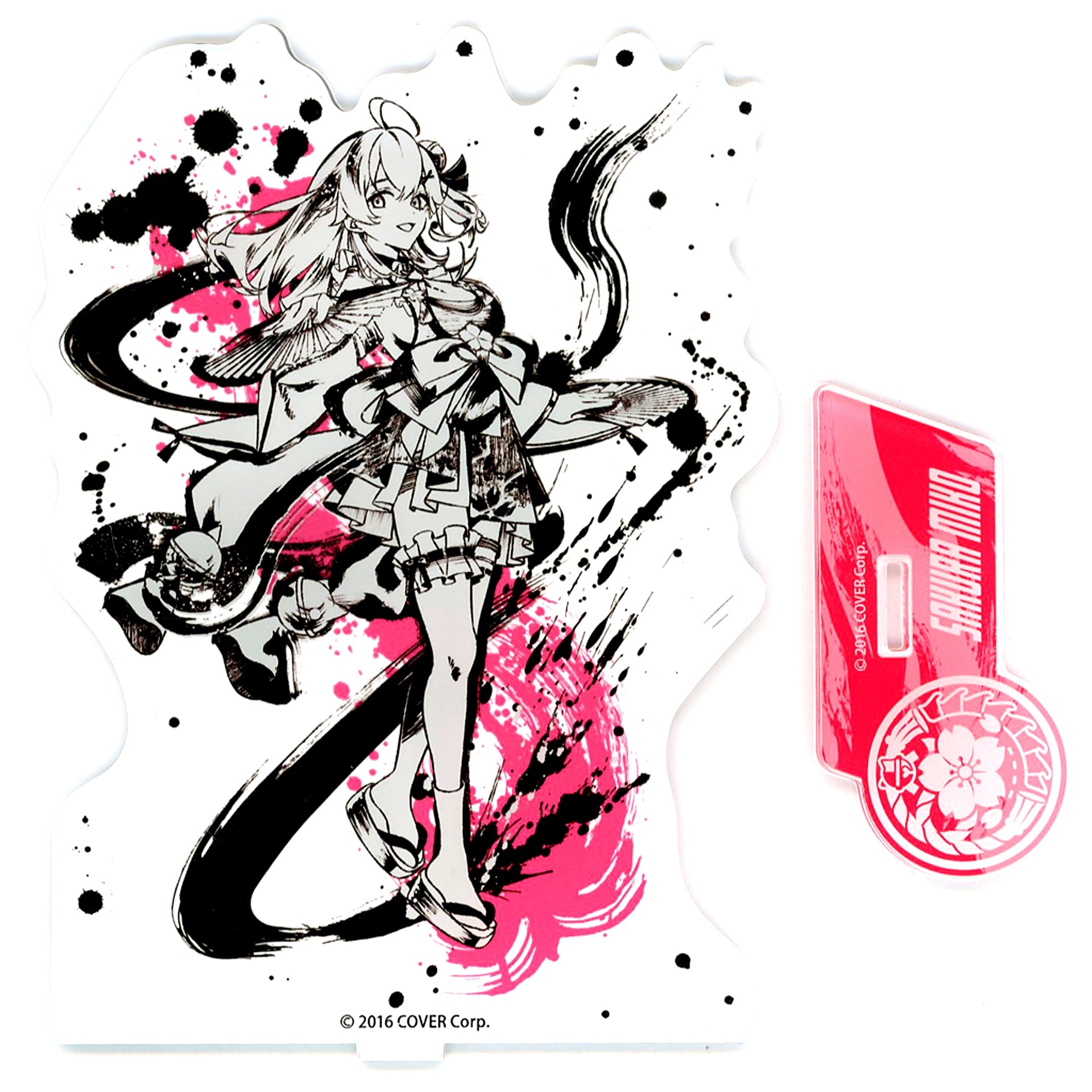 Sakura Miko Acrylic Stand Bokusai no Utage Ver. VTuber Hololive Production Bokusai no Utage Fair Osunaraba Kazatte Miseyou Hololive [USED]