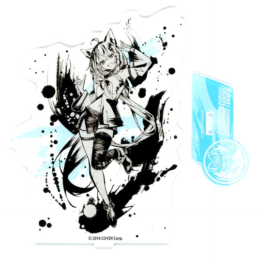 Shirakami Fubuki Acrylic Stand Bokusai no Utage Ver. VTuber Hololive Production Bokusai no Utage Fair Osunaraba Kazatte Miseyou Hololive [USED]