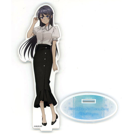 Mai Sakurajima's Summer Vacation Casual Clothes Ver. Illustration Acrylic Stand Rascal Does Not Dream Series POP UP SHOP Mai Sakurajima's Summer Vacation [USED]