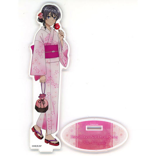 Mai Sakurajima Summer Vacation Yukata Ver. Illustration Acrylic Stand Rascal Does Not Dream Series POP UP SHOP Mai Sakurajima Summer Vacation [USED]