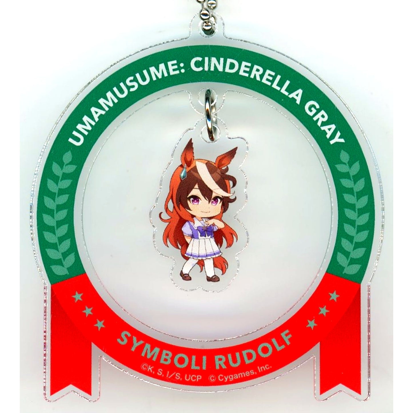 Symboli Rudolf Uma Musume Cinderella Gray Yurayura Acrylic Keychain Tokai Project POP UP STORE IN Meitetsu Department Store [USED]