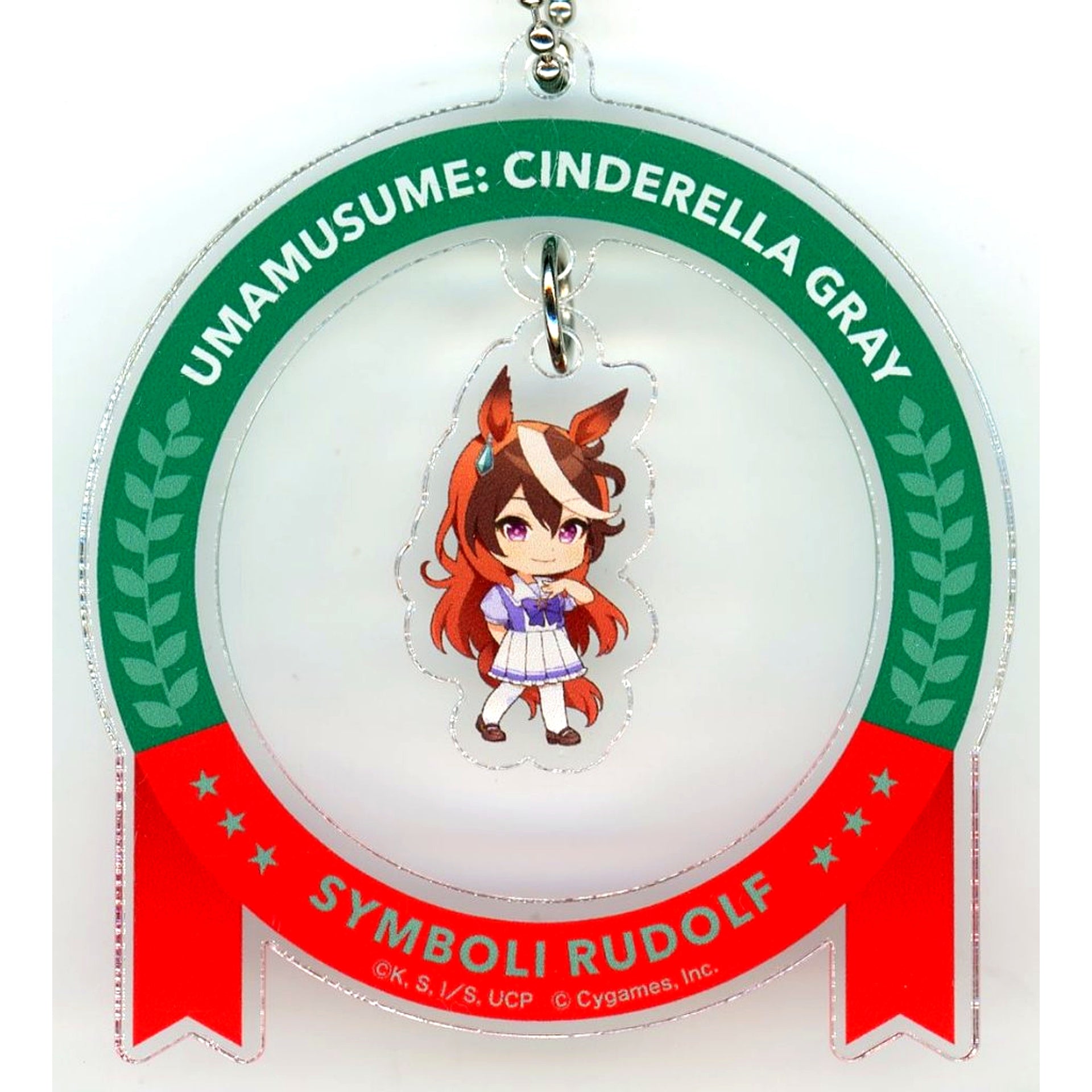 Symboli Rudolf Uma Musume Cinderella Gray Yurayura Acrylic Keychain Tokai Project POP UP STORE IN Meitetsu Department Store [USED]